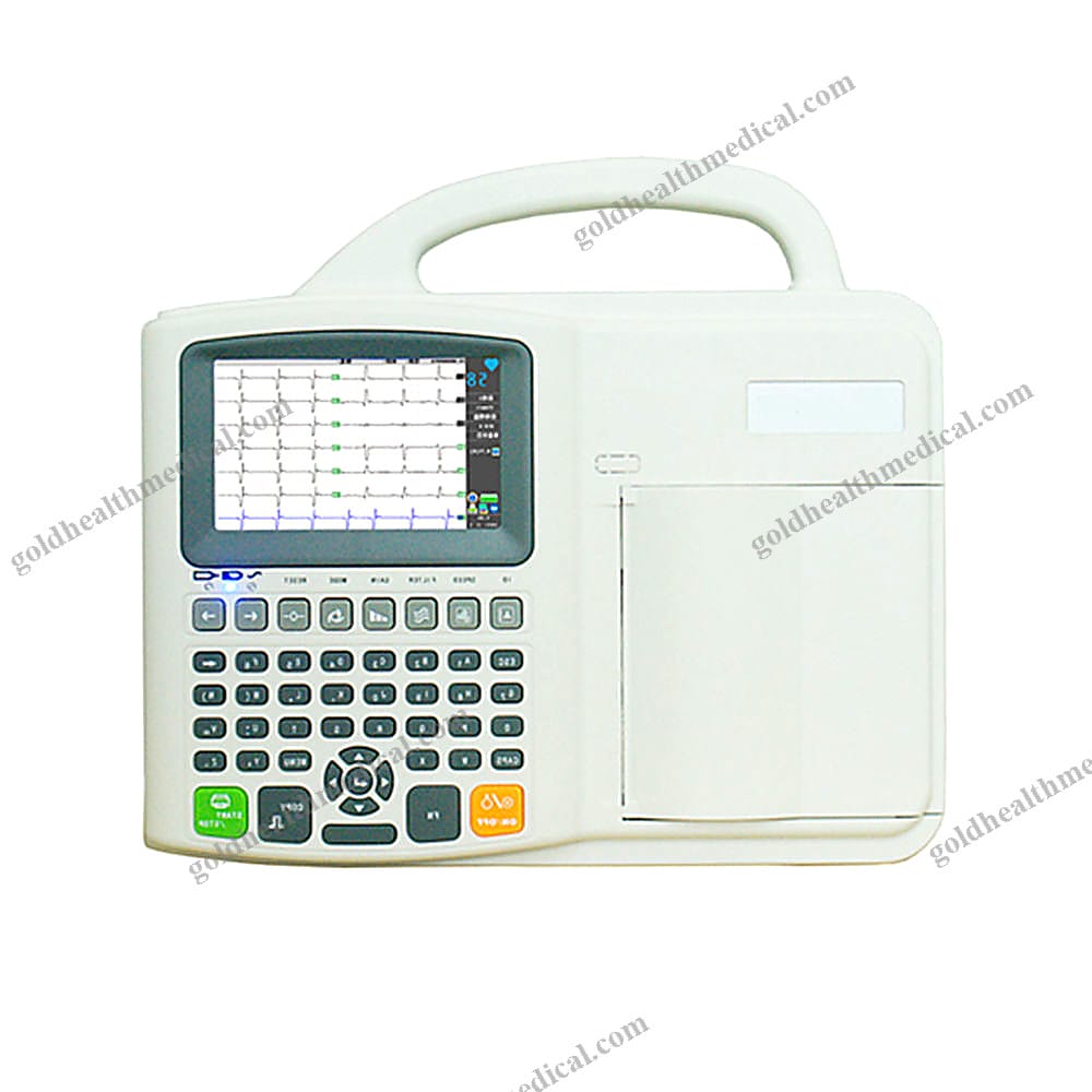 Digital 6Channel ECG Machine with Full Keyboard 5