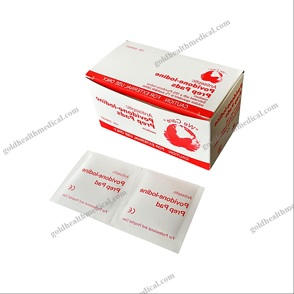 Povidone Iodine Prep Pads 60x30