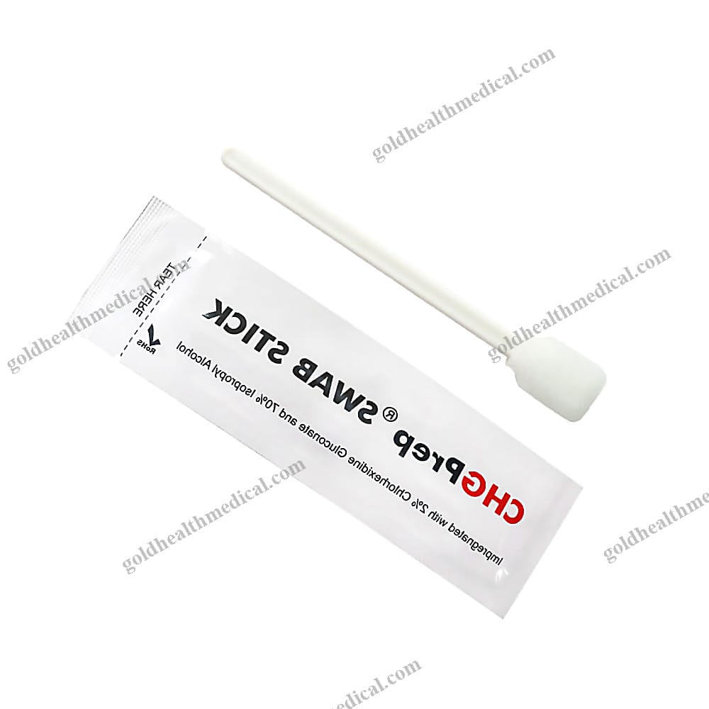 Sterile Surgical Skin Disinfection Applicator Stick with Medic Foam and