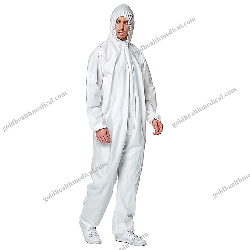 SJ Disposable Protective Coveralls 3 Protection Suit PPE Safety Clothing CE