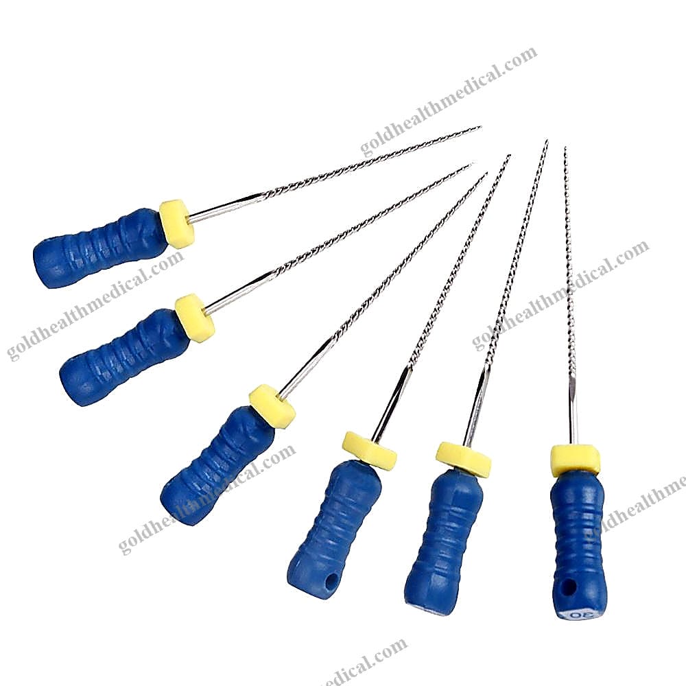 Endodontic K Files Stainless Steel Dental Rotary Instruments