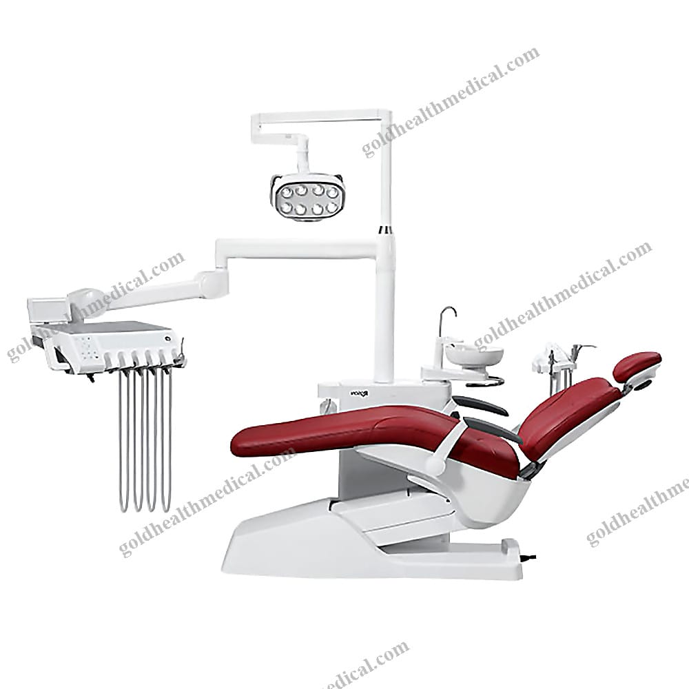 Advanced Dental Unit Chair with Leather Cushion Seat