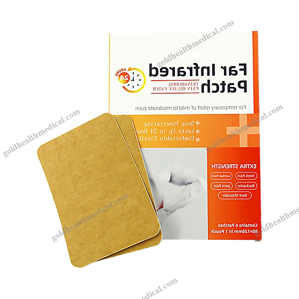 Nanometer Ginger Far Infrared Acupuncture Heat Patch for Knee Muscle Pain