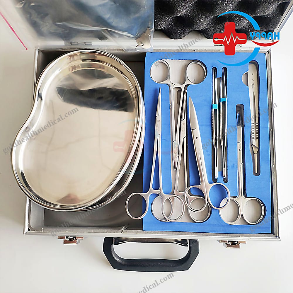 HCT001 Premium Stainless Steel Surgical Instrument Set for Minor Procedures