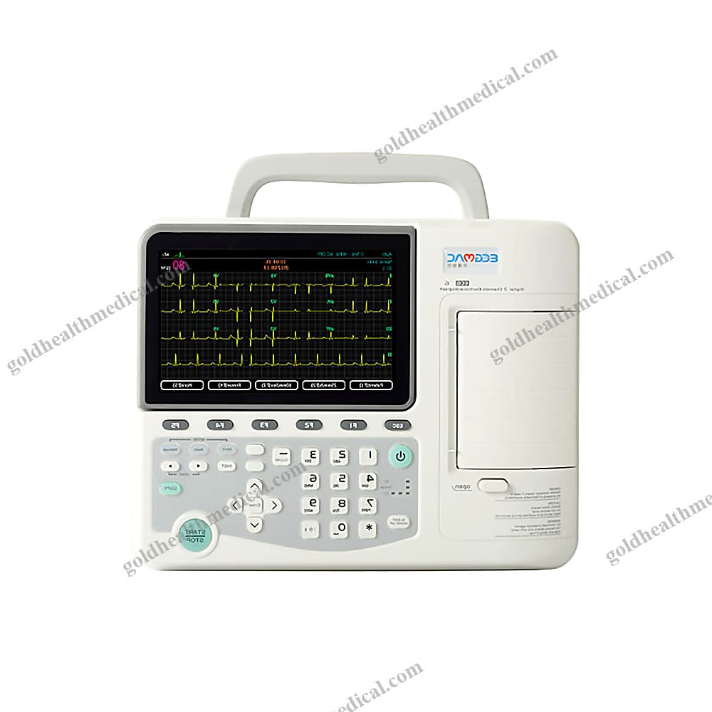 6Channel Portable ECG Machine CE ISO Certified