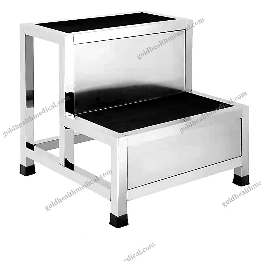 Medical Stainless Steel Patient Footstool