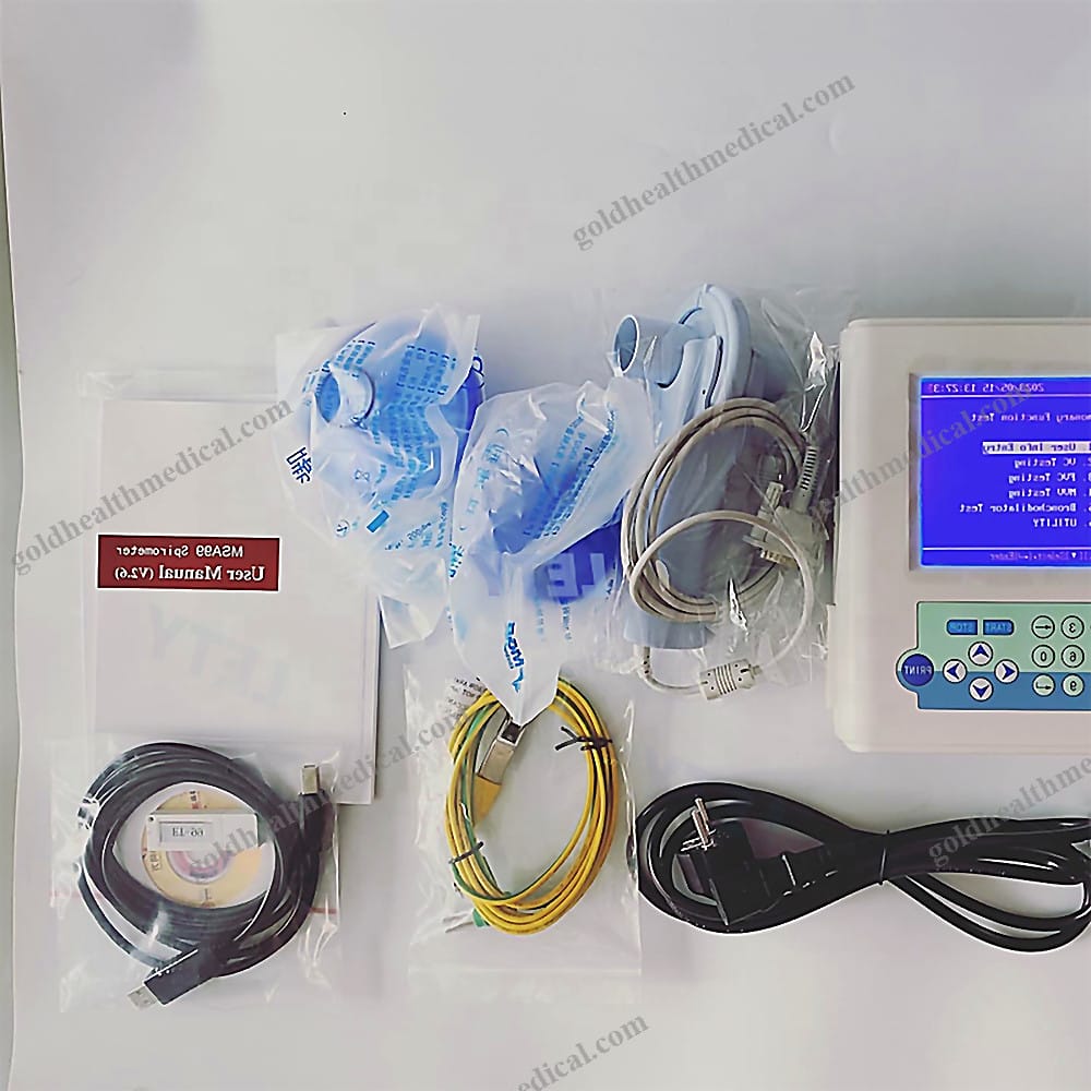 Durable Digital Spirometer with Printer for Breathing Diagnostics Sale ...
