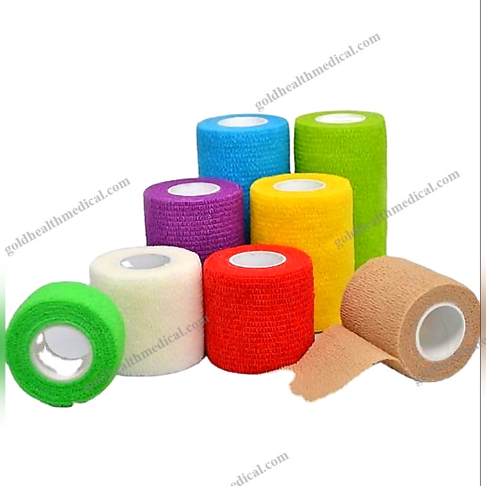Elastic Cohesive Bandage for Body and Animal Sports Use