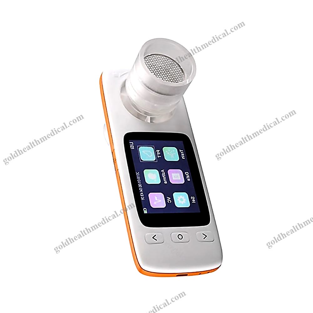 Handheld Spirometer for Home Use  Lung Function Tester with Mouthpiece