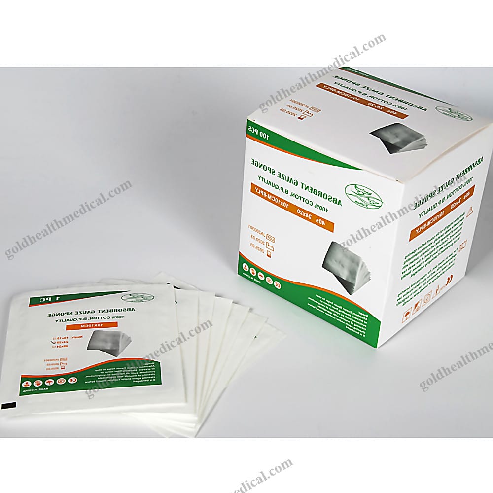 Sterile Surgical Gauze Compresses Swab with CE Certification