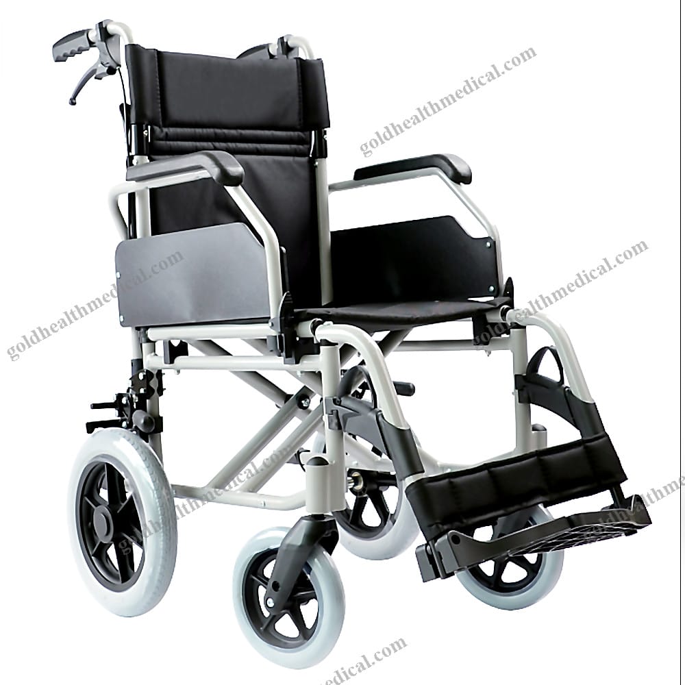 Portable Folding Wheelchair for Elderly Mobility Support