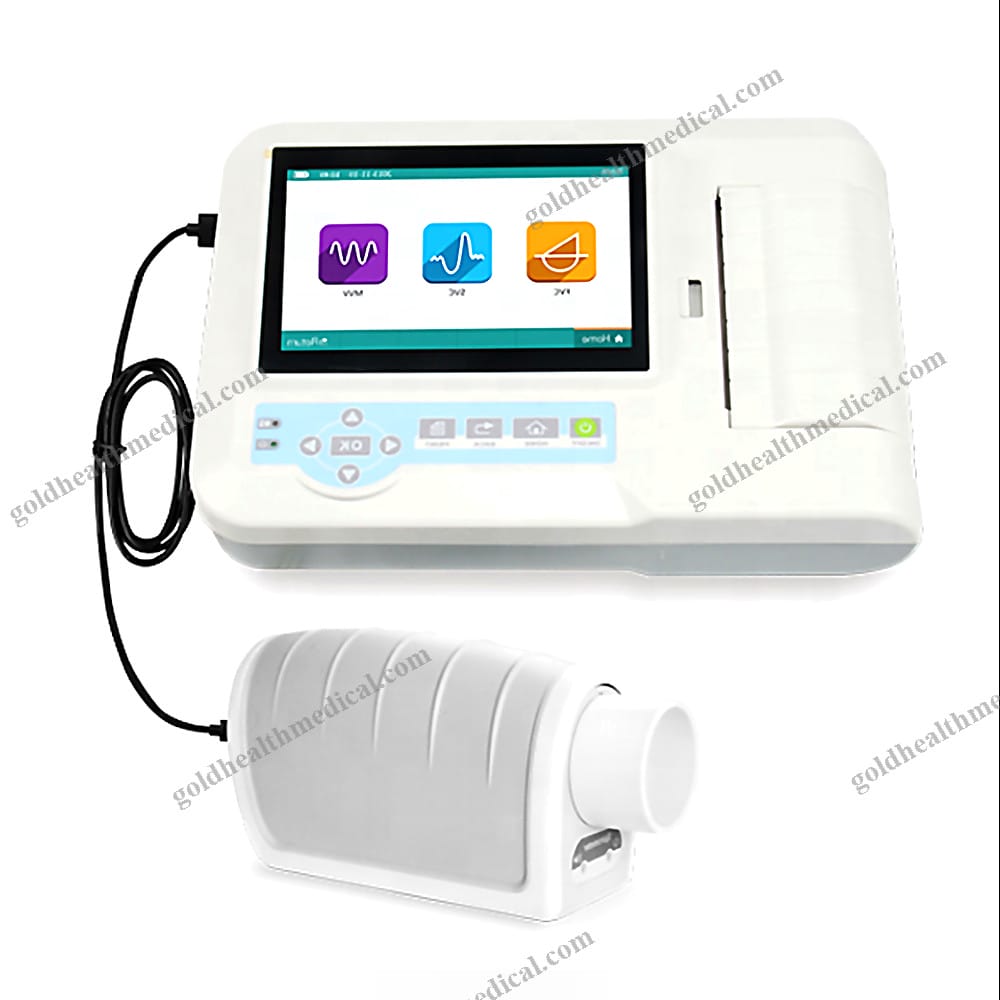 SP100 Portable Digital Spirometer for Lung Breathing Diagnostics
