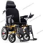 Electric Wheelchair for Disabled People High Quality Foldable Reinforced