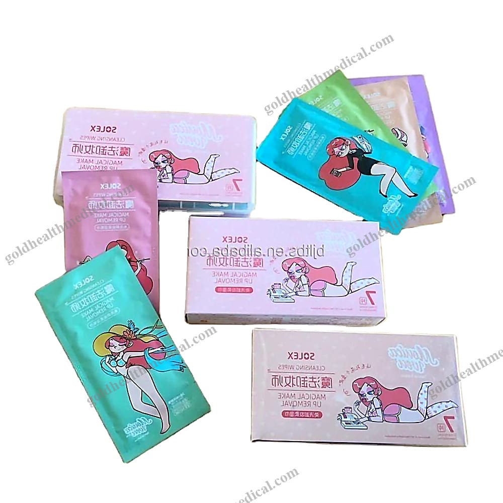 Custom Logo HighQuality Flushable Makeup Remover Wipes