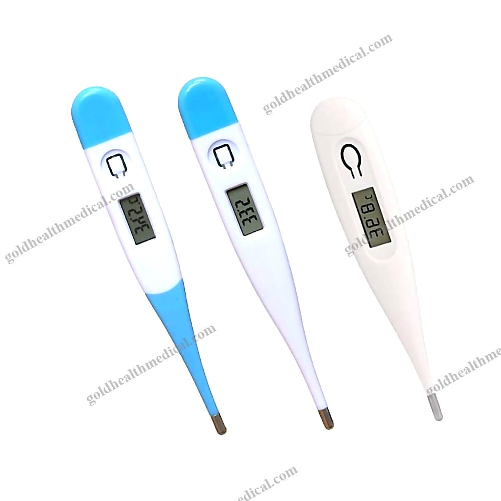 Digital Oral Thermometer for Babies Adults Waterproof Dual Hard Soft