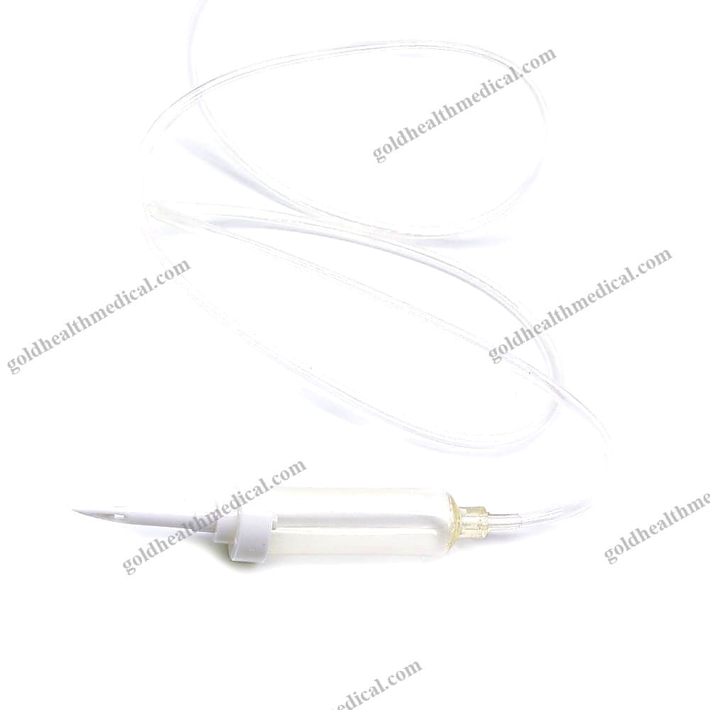 SingleUse IV Set with Needle for Medical Infusion