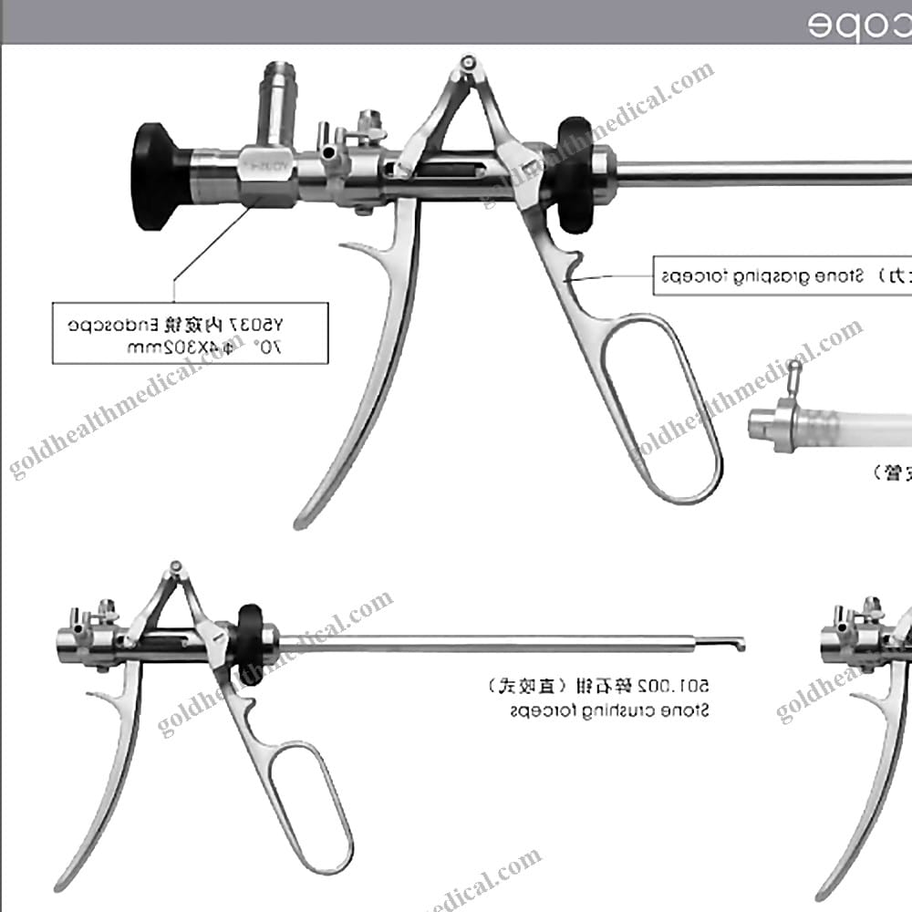 Endoscopy Lithorite Bladder Stone Crusher Forceps