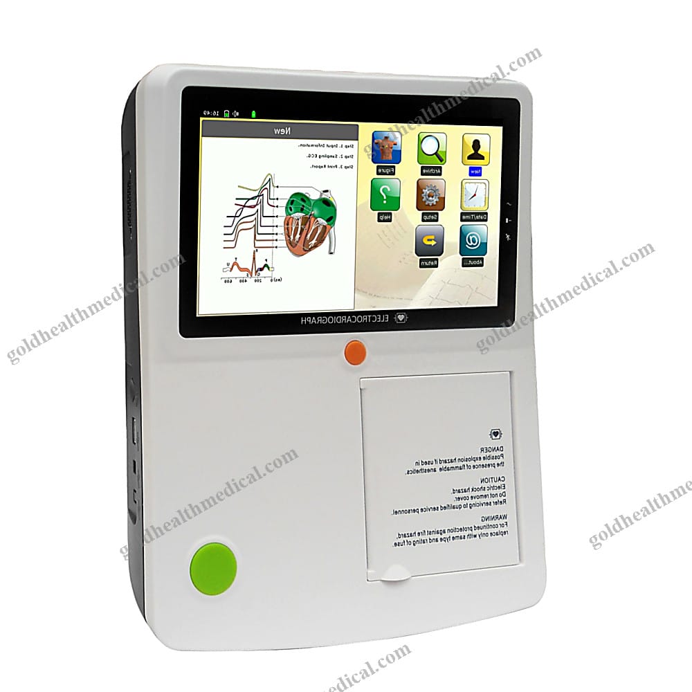 INCN3 Digital Portable ECG Machine with 12 Leads