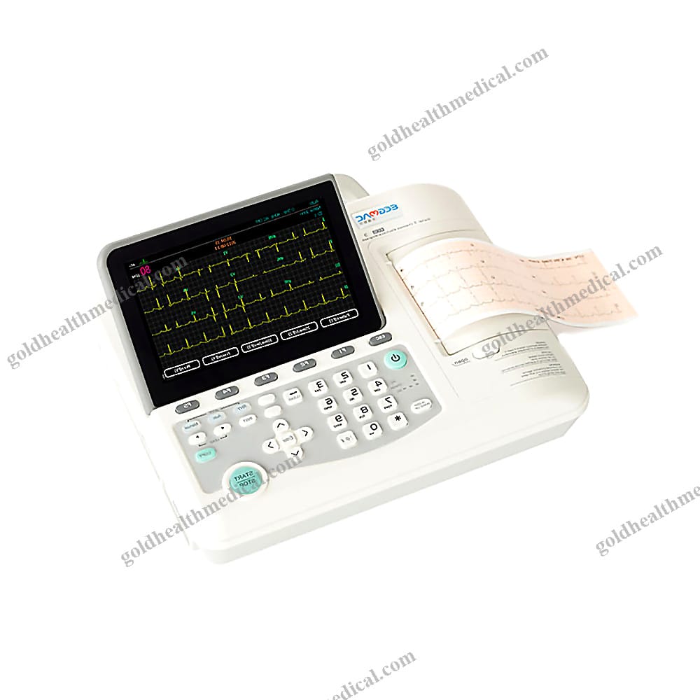 1600332651128_1 Portable 12Lead 3Channel Digital ECG Machine with - Image 1
