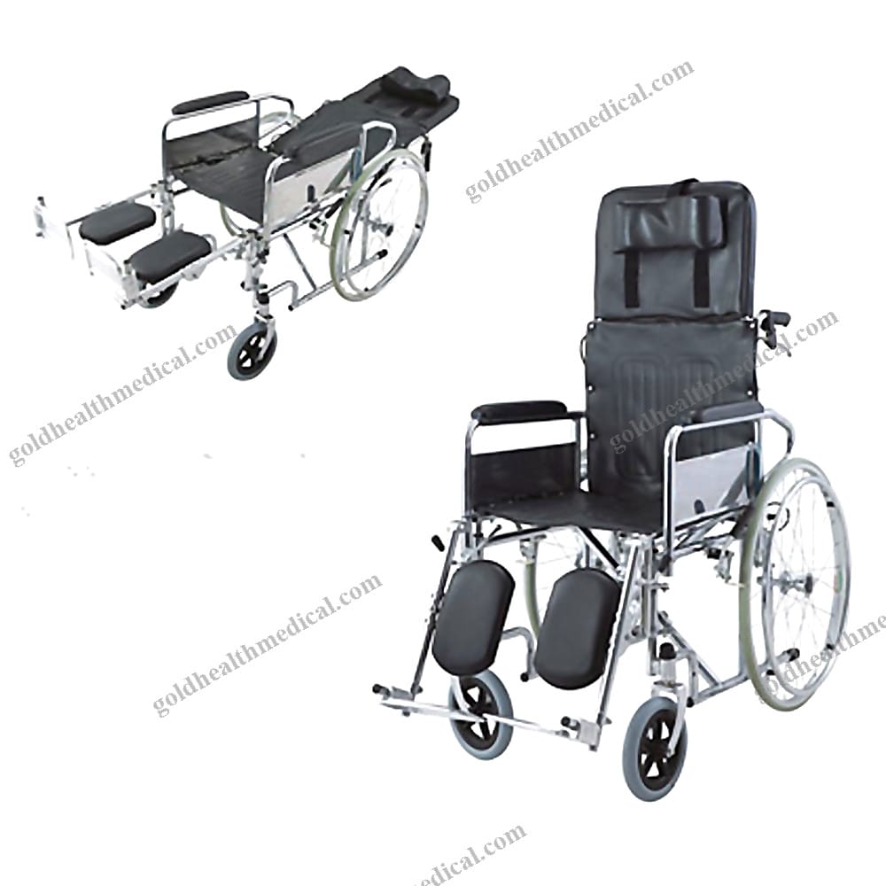 Portable Folding Manual Wheelchair for Adults