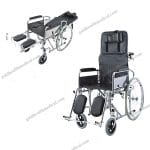 Portable Folding Manual Wheelchair for Adults