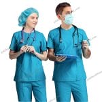 Womens Medical Scrub Suit Uniform Sets