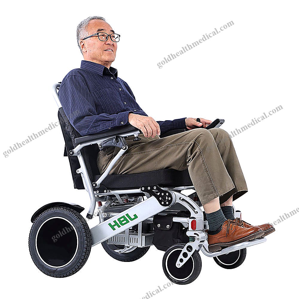 JBH Foldable Electric Wheelchair with Massage