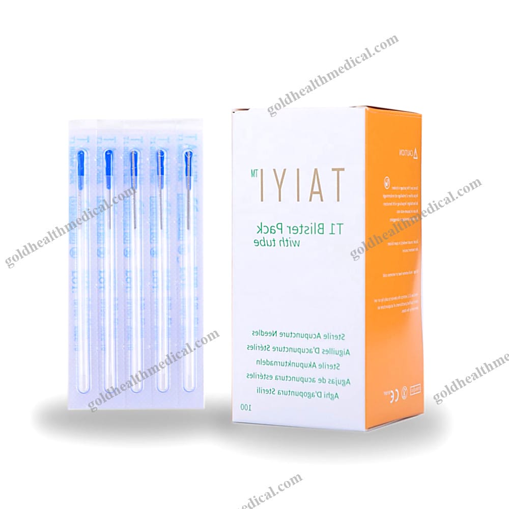 TAI YI Stainless Steel Acupuncture Needles with Guide Tube 1