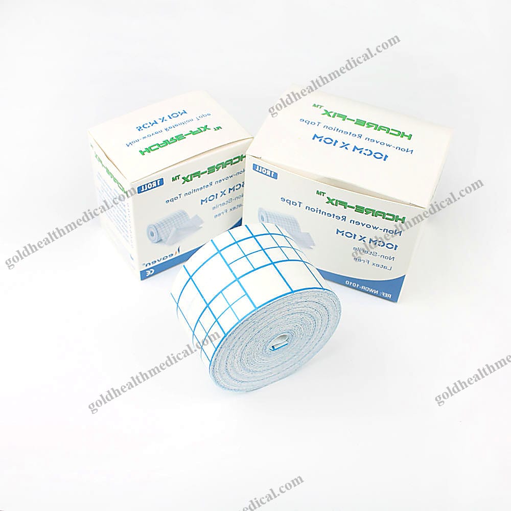 Medical Adhesive Bandage Rolls NonWoven Stretch Tape Dressing Retention