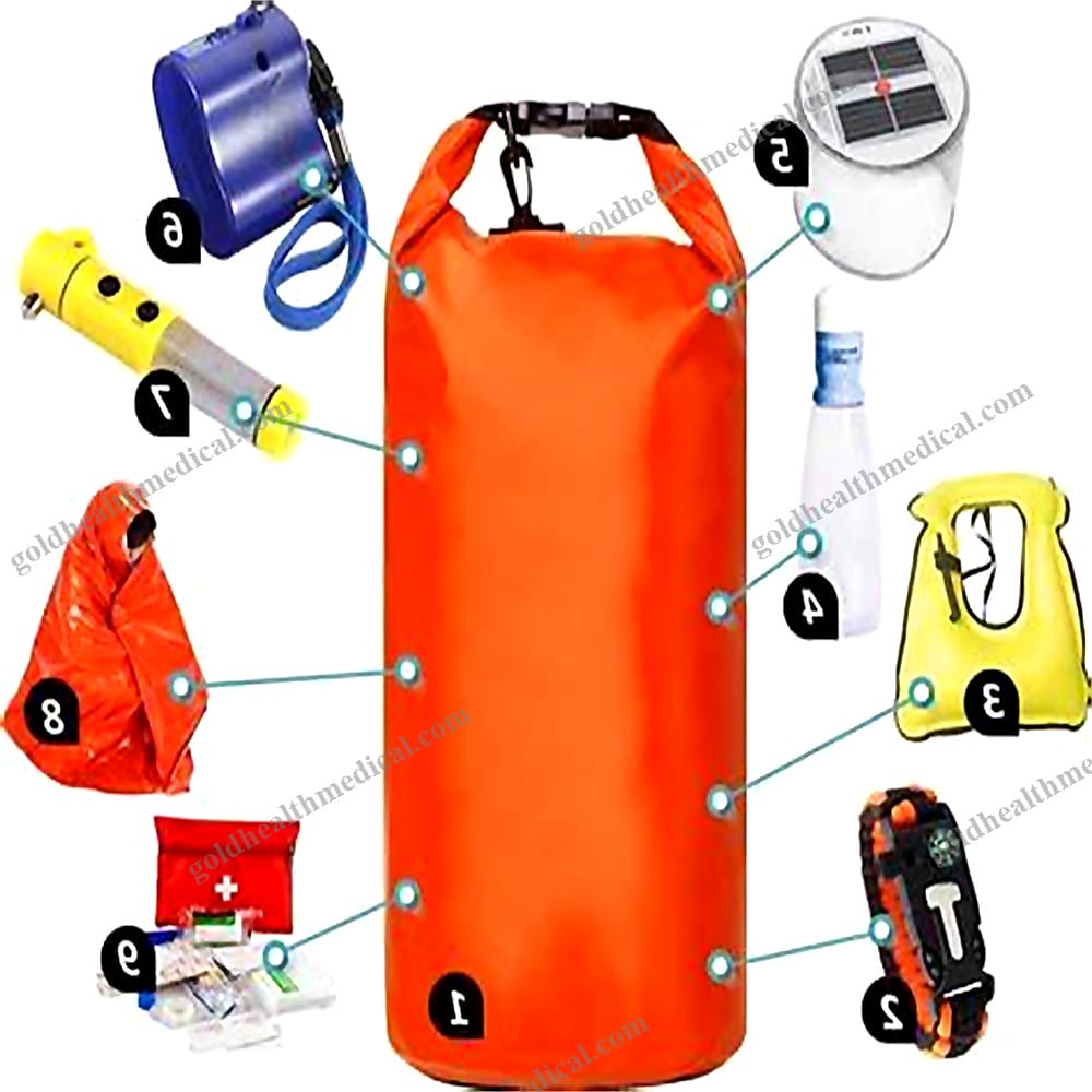 LifeSaving Waterproof First Aid Kit Bag
