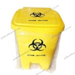 30L Biohazard Medical Waste Bin with Customizable Storage Solution