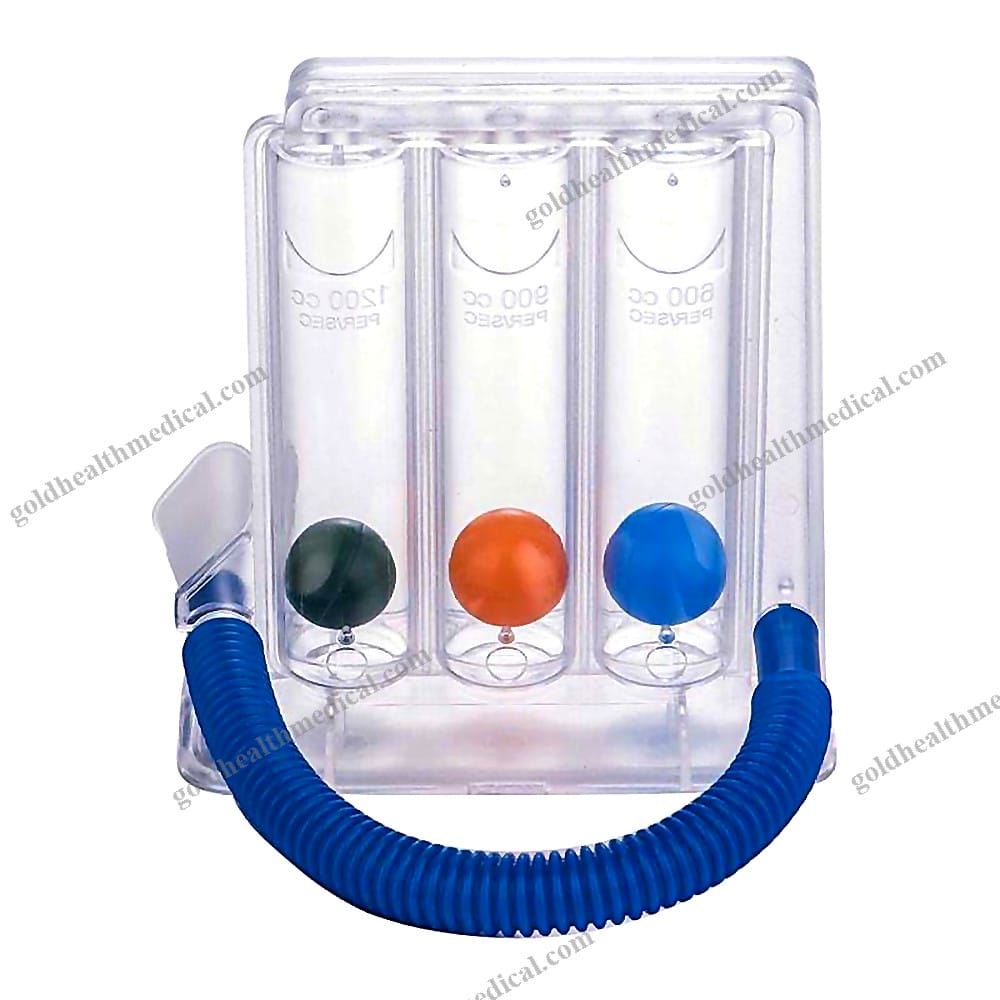 Incentive Spirometer with Mouthpiece for Respiratory Training