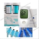 AccuSafe Portable Blood Glucose Meter With Strips  Lancet