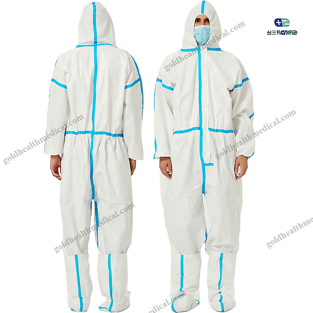 1600441128088_1 Sterile Medical Disposable Hazmat Suit with Hood and Boot - Image 1