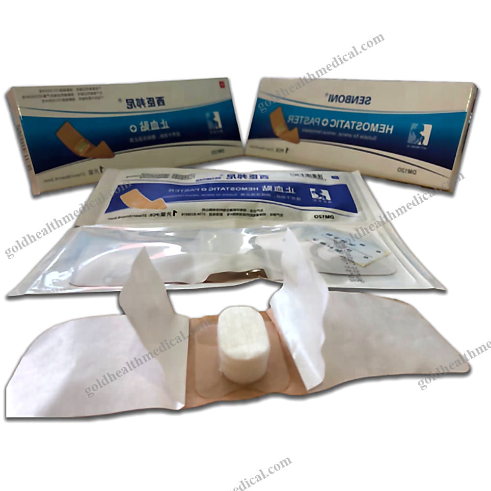 Hemostatic Plaster for Arterial Hemostasis Bandage