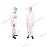 Xiantao Factory Waterproof Microporous Disposable Coveralls