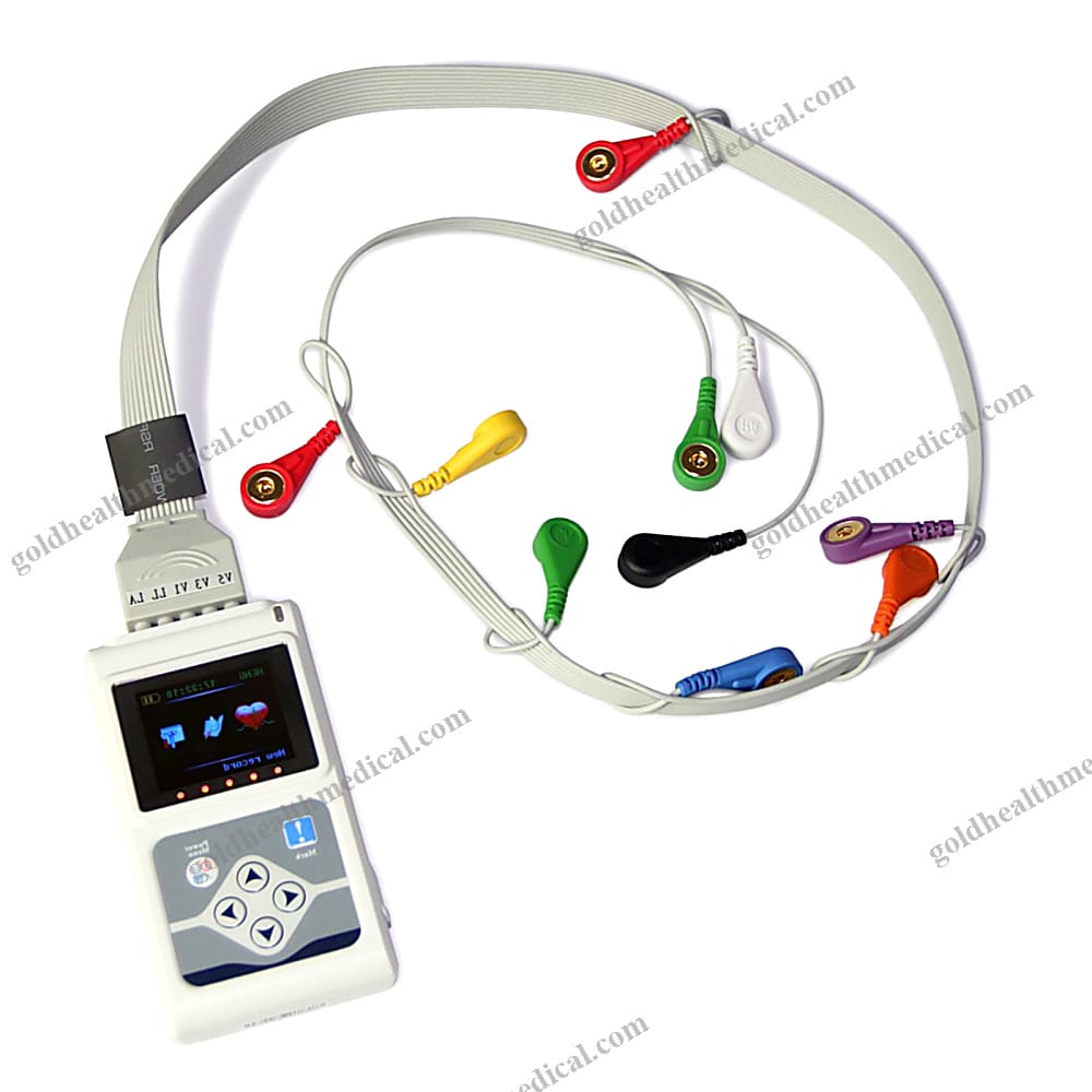 Dynamic ECG 24Hour Holter Monitor 3Channel