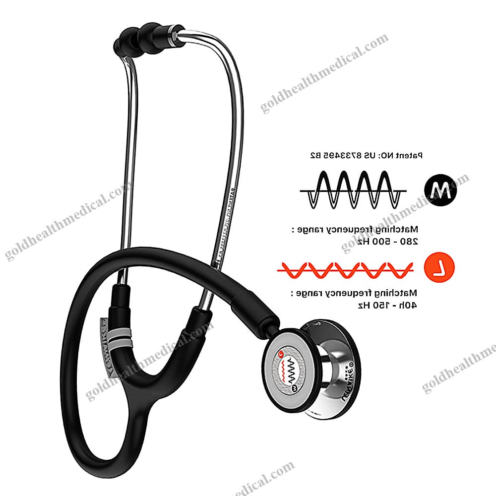 Dual Head Stethoscope With AntiNoise Colored Tubes And Package Bag