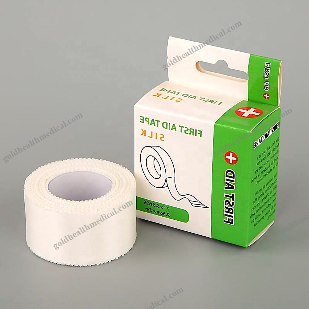Surgical Silk Tape Roll  Adhesive Disposable 1x1