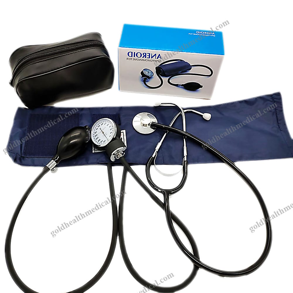 Aneroid Sphygmomanometer with Stethoscope