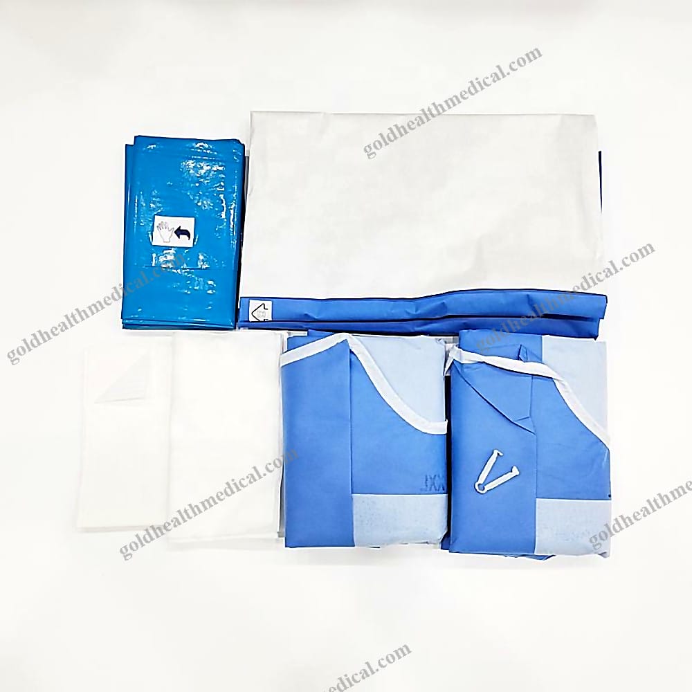CEISO Disposable Cesarean Section Surgical Drape Set CS Pack Ster