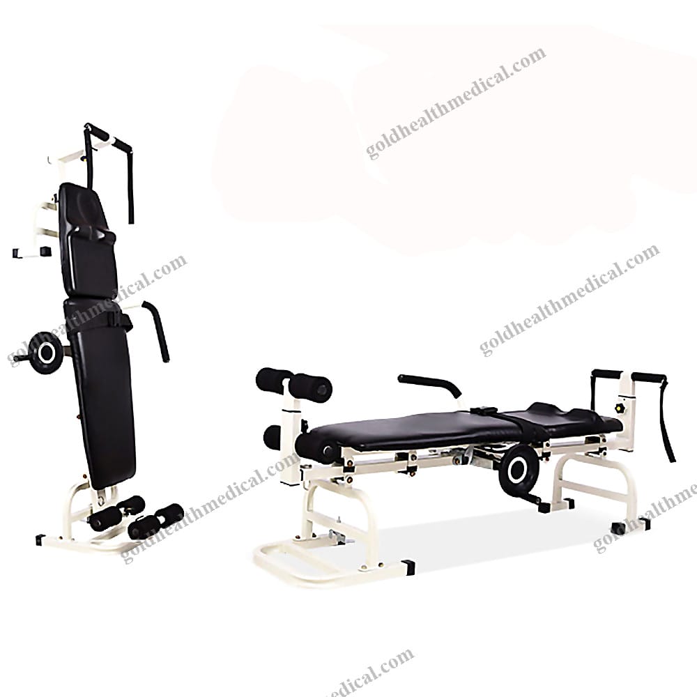 Cervical Lumbar Traction Table for Herniation Relief and Spine