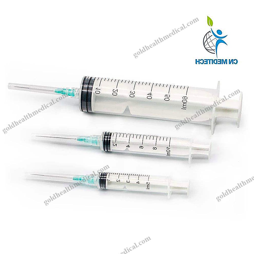 Luer Lock Disposable Syringe with Needle