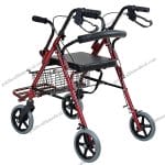 Lightweight Aluminium Folding Walker for Adults  Elderly