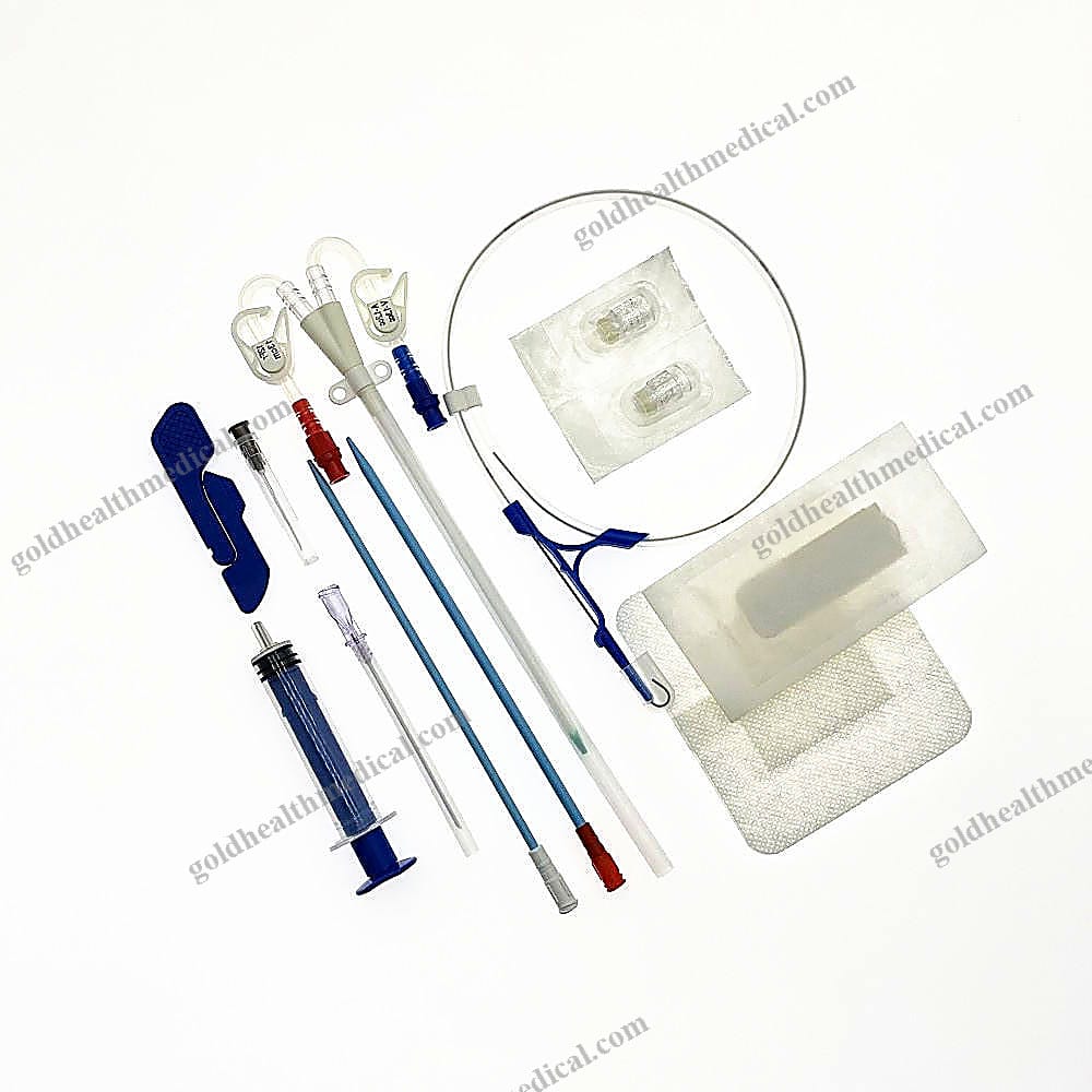 DualLumen Hemodialysis Catheterization Set for Hemodialysis Kits