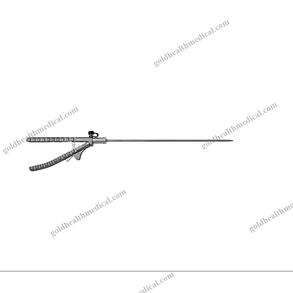 Laparoscopic Needle Holder Forceps Stainless Steel StraightBend