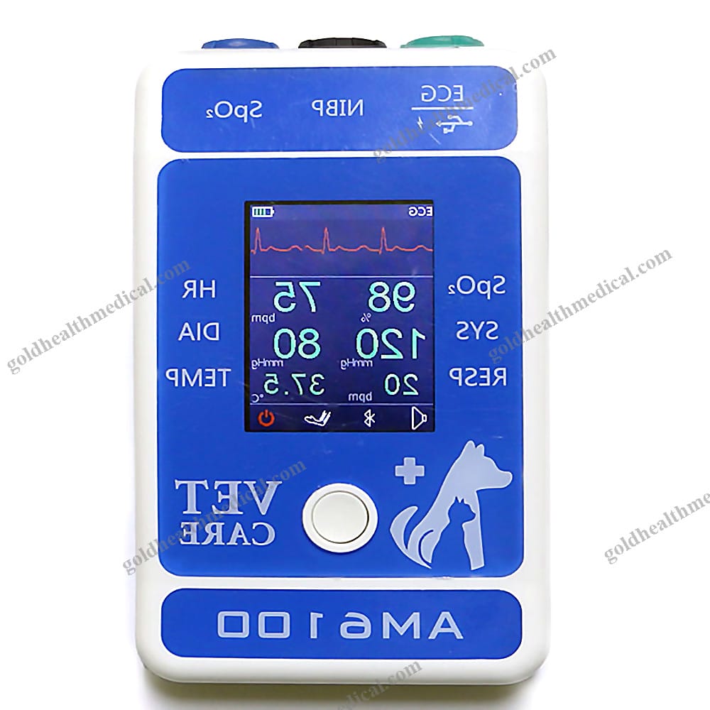 Multiparameter Veterinary Patient Monitor with Custom EtCO2