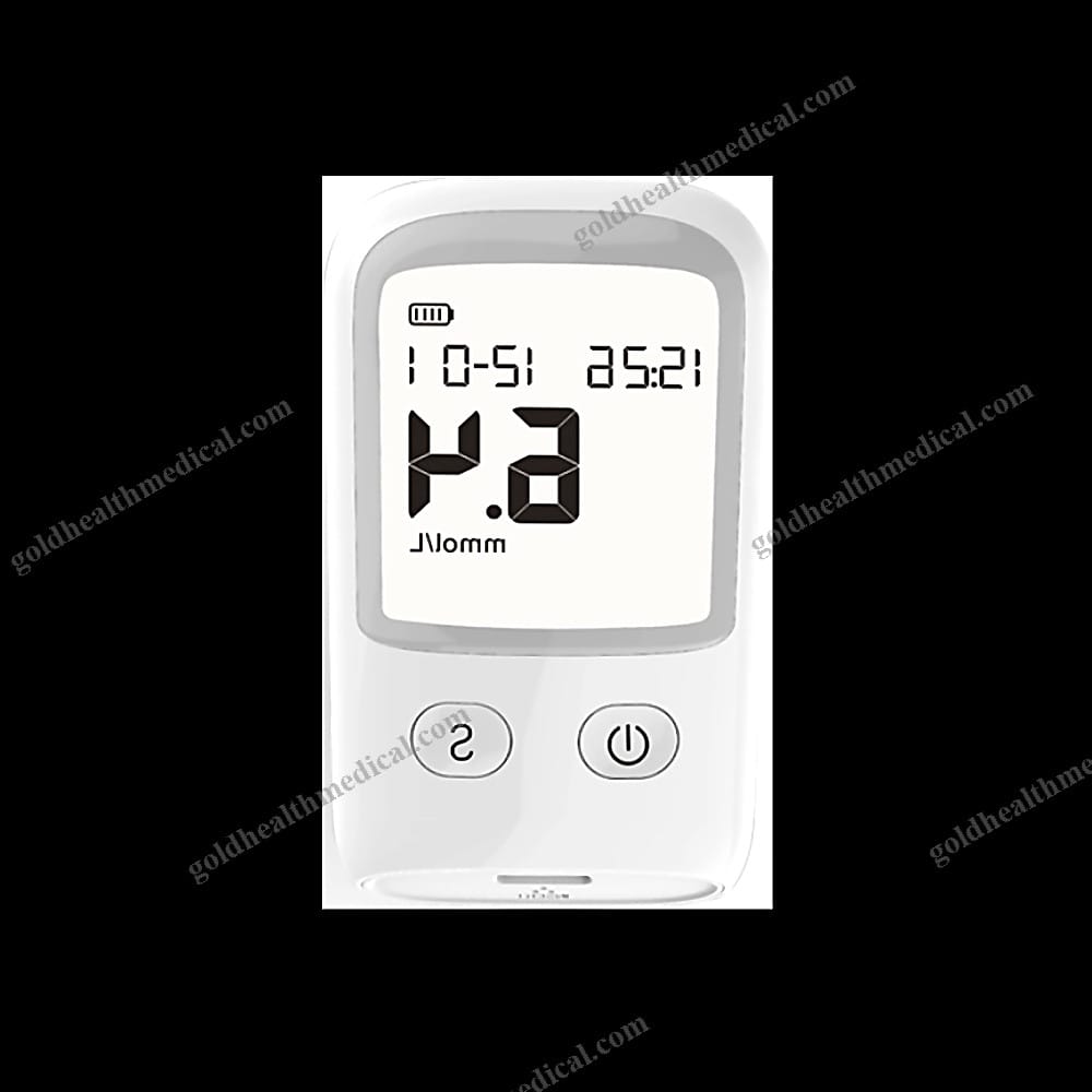 Clinical Blood Glucose Meter with Test Strips for Home Care Monitoring