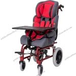 Cerebral Palsy  Disabled Childrens HighBack Aluminum Wheelchair
