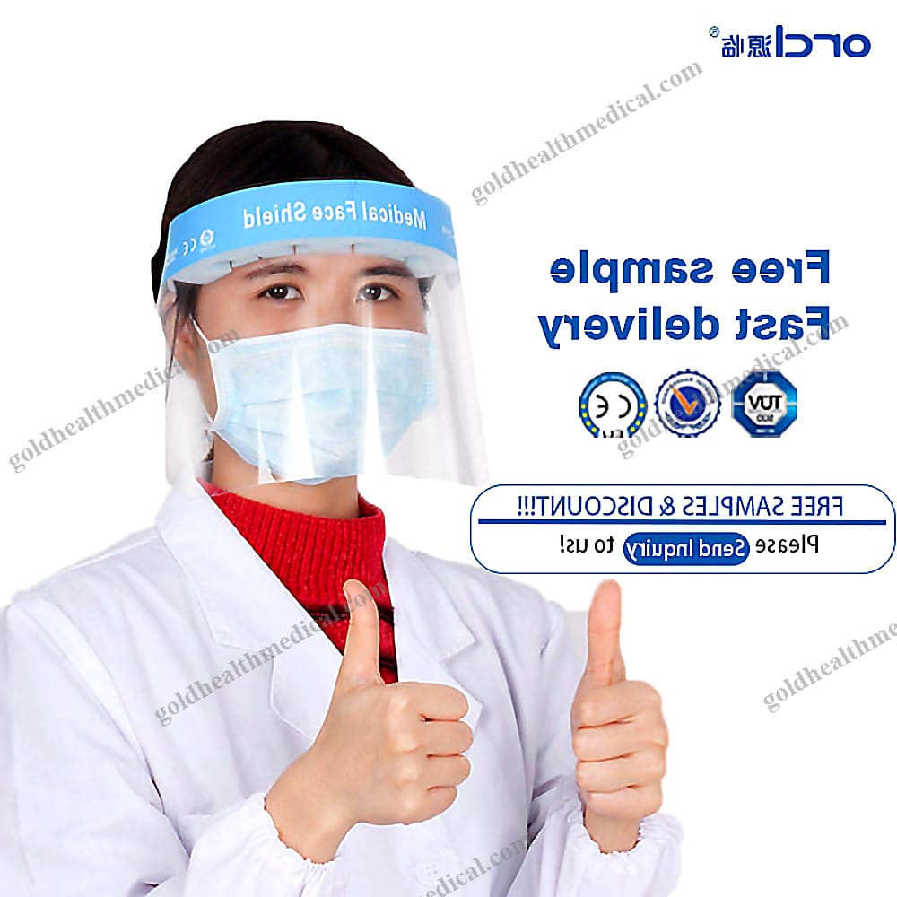 Orcl Transparent Disposable AntiFog Face Shield